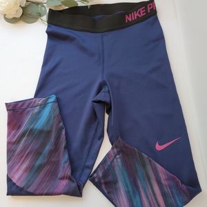 Nike Pro Dry-Fit Navy Blue crop  Leggings